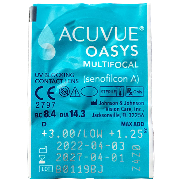Proefset Acuvue Oasys multifocal
