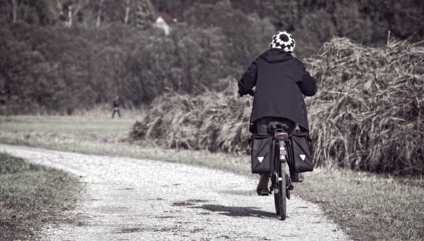 wind, fietsen, oogirritatie