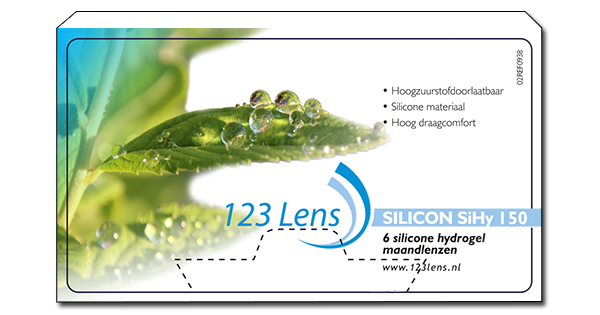 123 MAANDlens SiHy150 silicone hydrogel maandlens