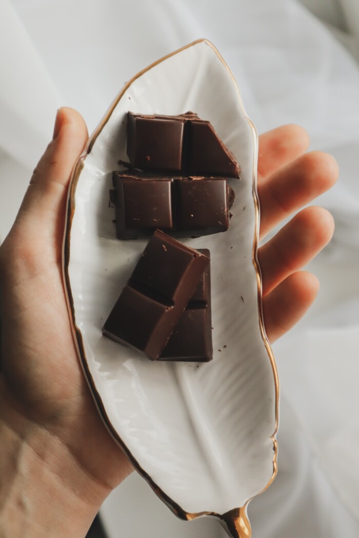 Een stukje pure chocolade op zijn tijd is erg gezond!