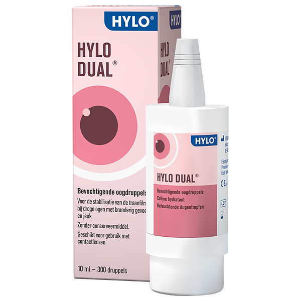 Hylo Dual voor stabilisatie van de traanfilm