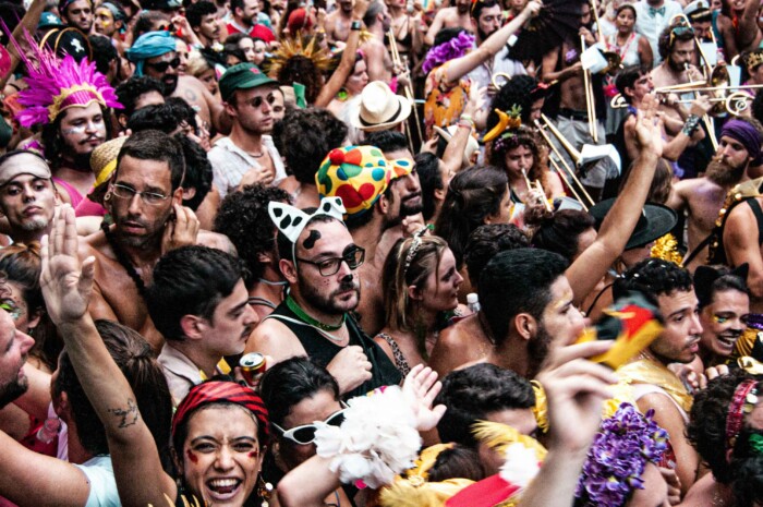 Last van je ogen tijdens het carnaval vieren