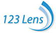 123lens.nl logo - contactlenzen en lenzenvloeistof