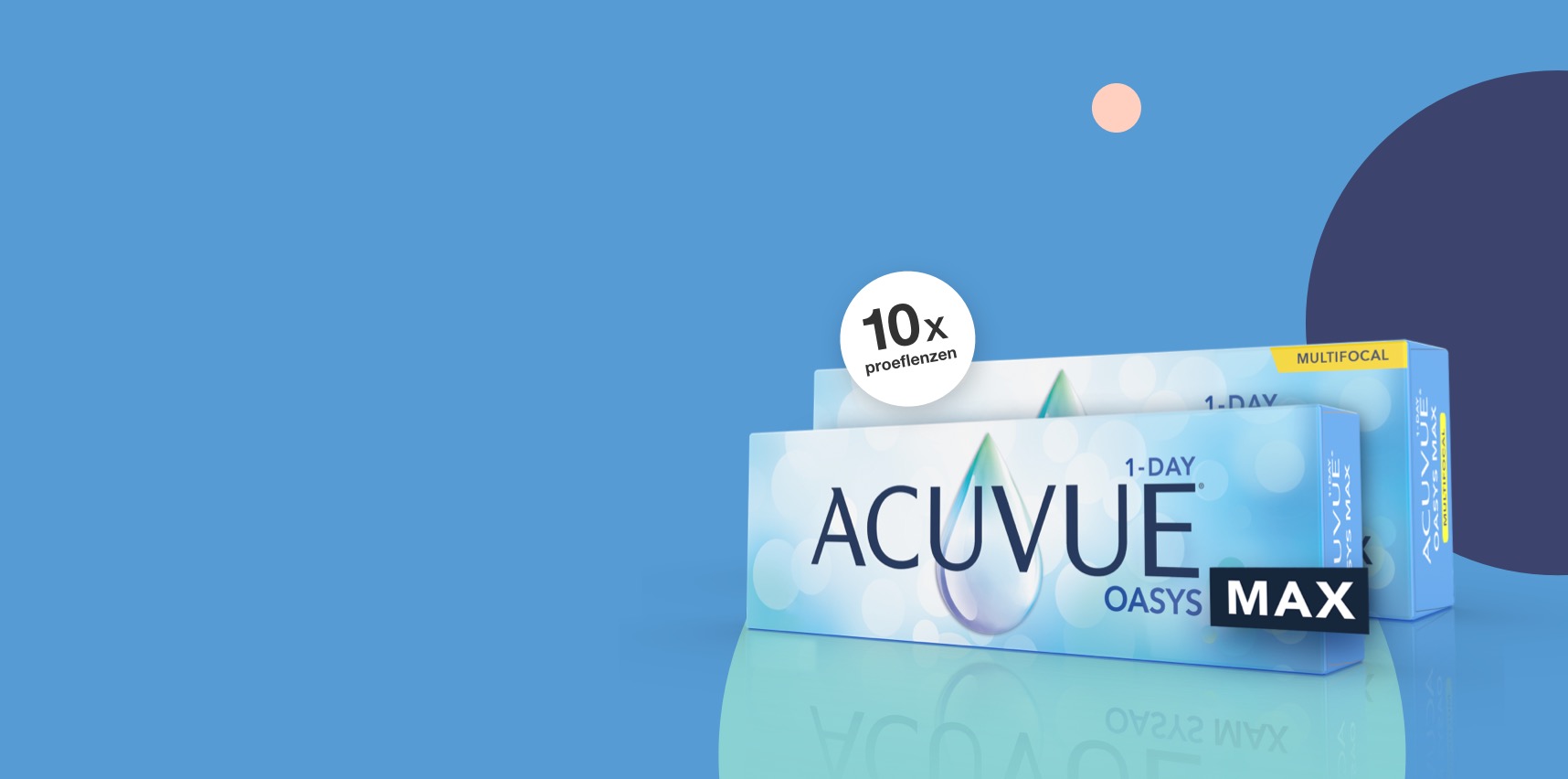 Probeer nu gratis de Acuvue <b>MAX 1-Day</b>