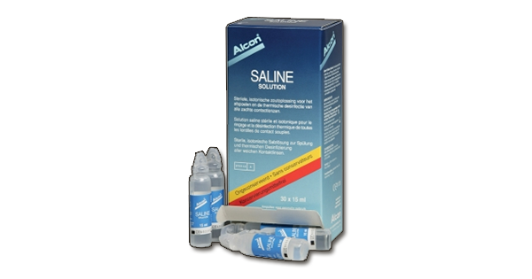 Alcon Saline ampullen (Polyrinse)