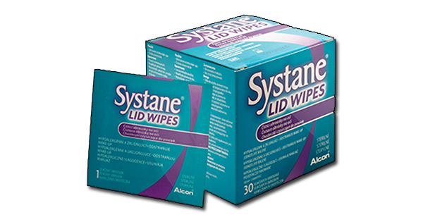 Systane® Lid wipes als alternatief voor Blink® lid-clean tissues