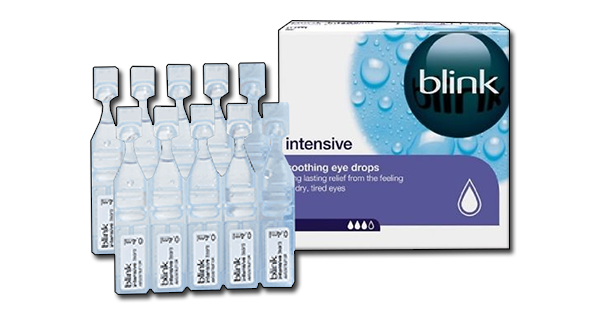 AMO heeft de productie van Blink contacts soothing eye drops per februari 2020 gestopt. Een alternatief is de oogdruppel Blink intensive tears (ampullen).
