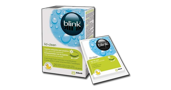 Blink lid-clean tissues