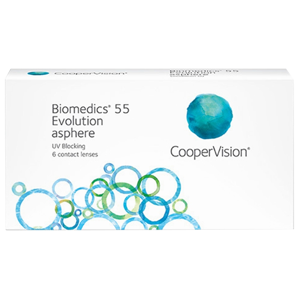 Nieuwe verpakking Biomedics 55 Evolution
