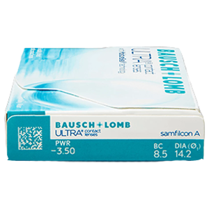 Verpakking Ultra maandlenzen met zicht op de parameters