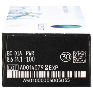 clariti® 1 day 30-pack front met parameters