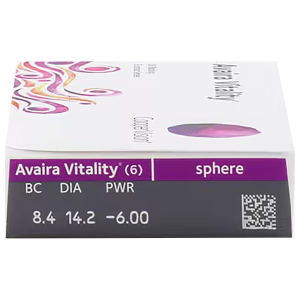 Avaira Vitality 6-pack voorzijde met parameters