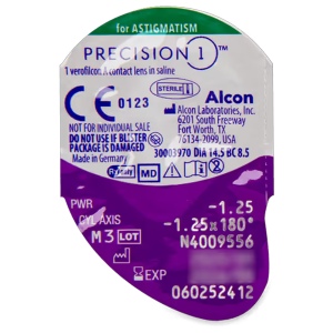 Precision 1 for Astigmatism losse lens