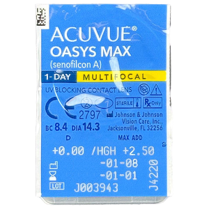 Acuvue Oasys Max 1-day Multifocal losse lens