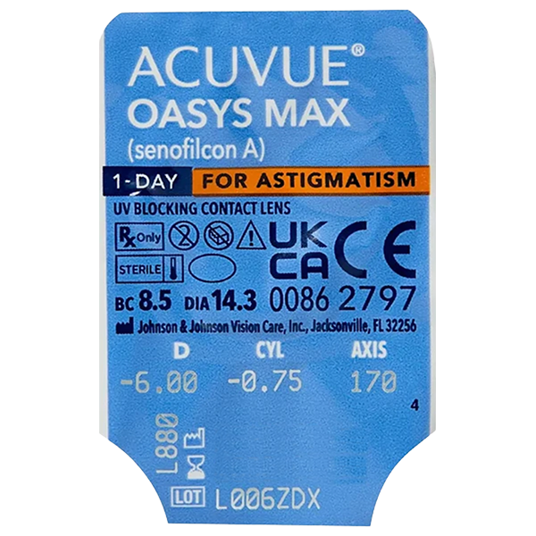 Acuvue Oasys Max 1-day for Astigmatism