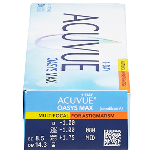 Acuvue Oasys Max 1-day Multifocal for Astigmatism
