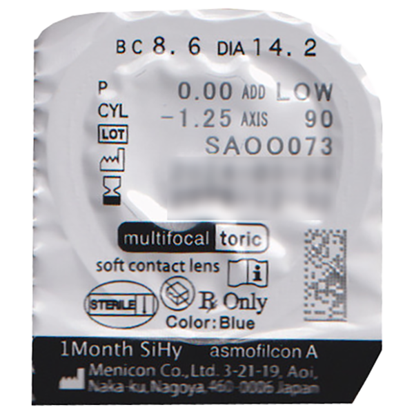 Miru 1month multifocal toric