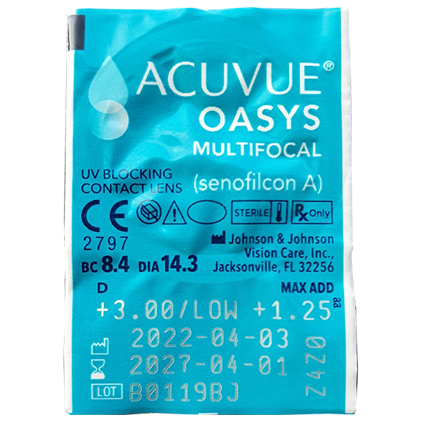 Acuvue Oasys multifocal