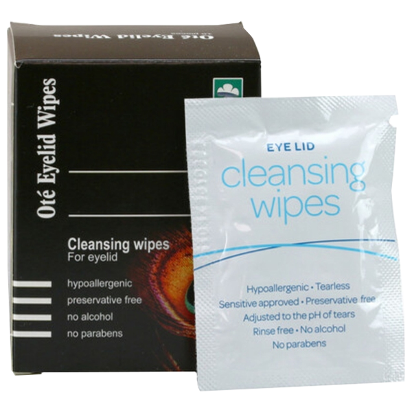 Oté Eyelid Wipes oud design