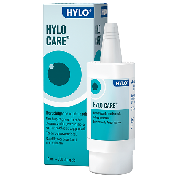 Ursapharm heeft de verpakking van Hylo Care vernieuwd. Dit is de nieuwe verpakking